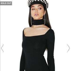 Dollskill Black Choker Dress Size Small